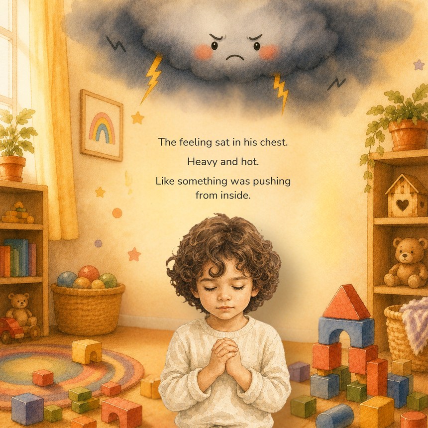 An illustrated storybook page