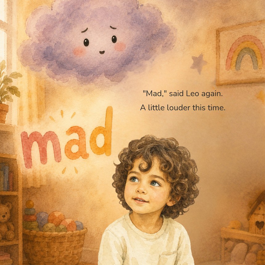 An illustrated storybook page