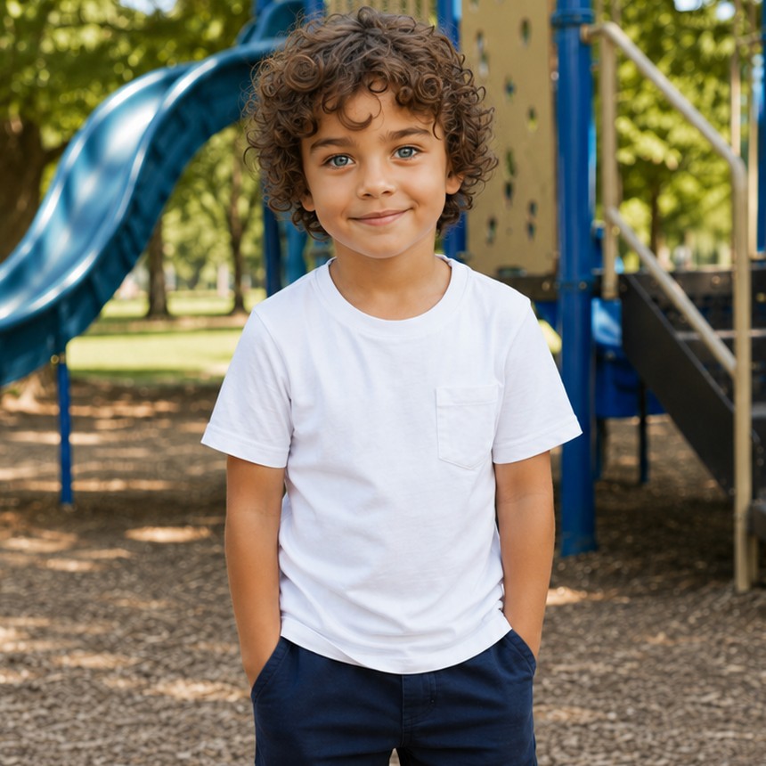 A photo of a child