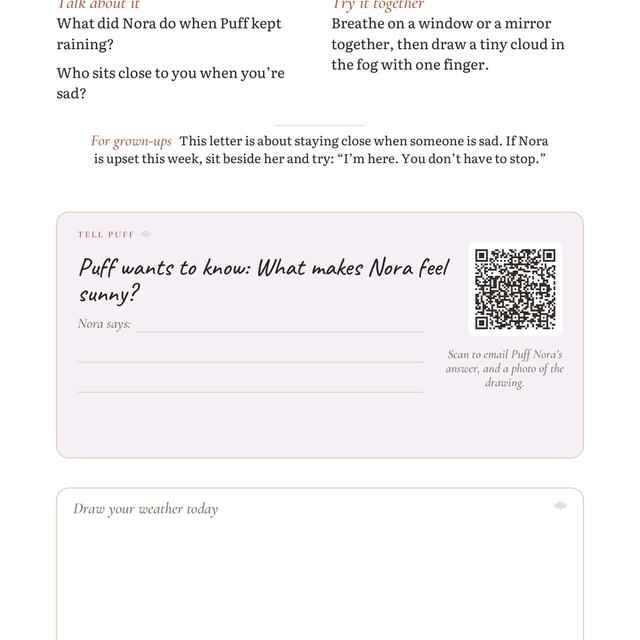 The card to write back to Puff