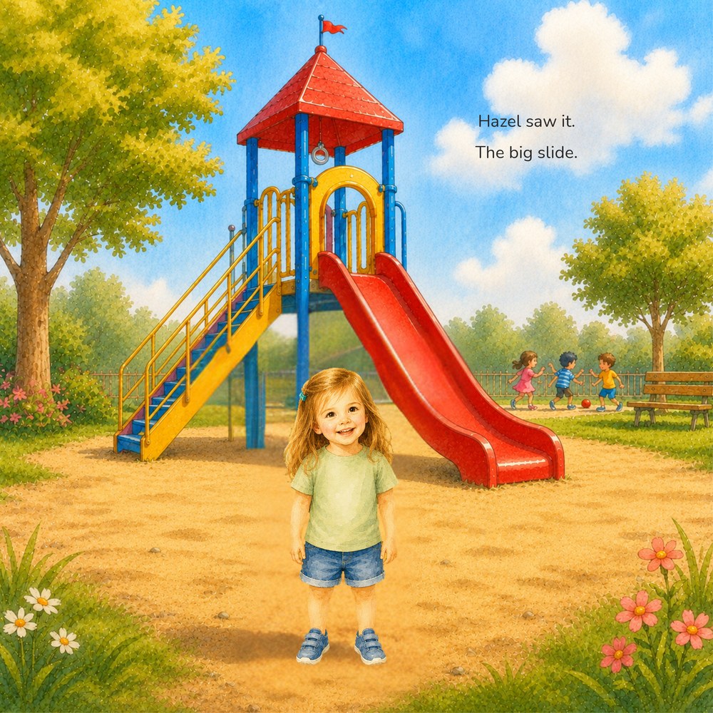 A personalized page from the book