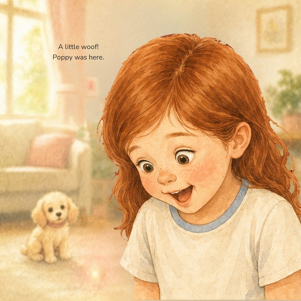 A personalized page from the book