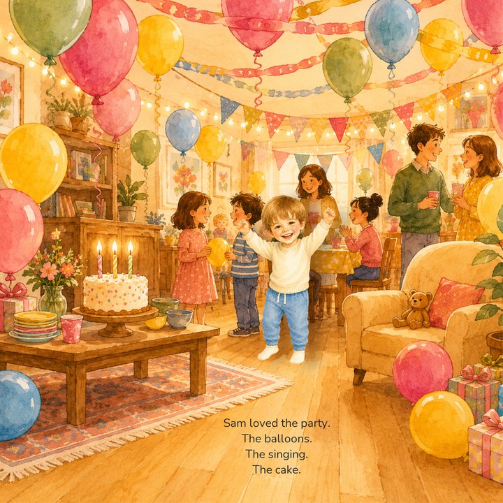 A personalized page from the book